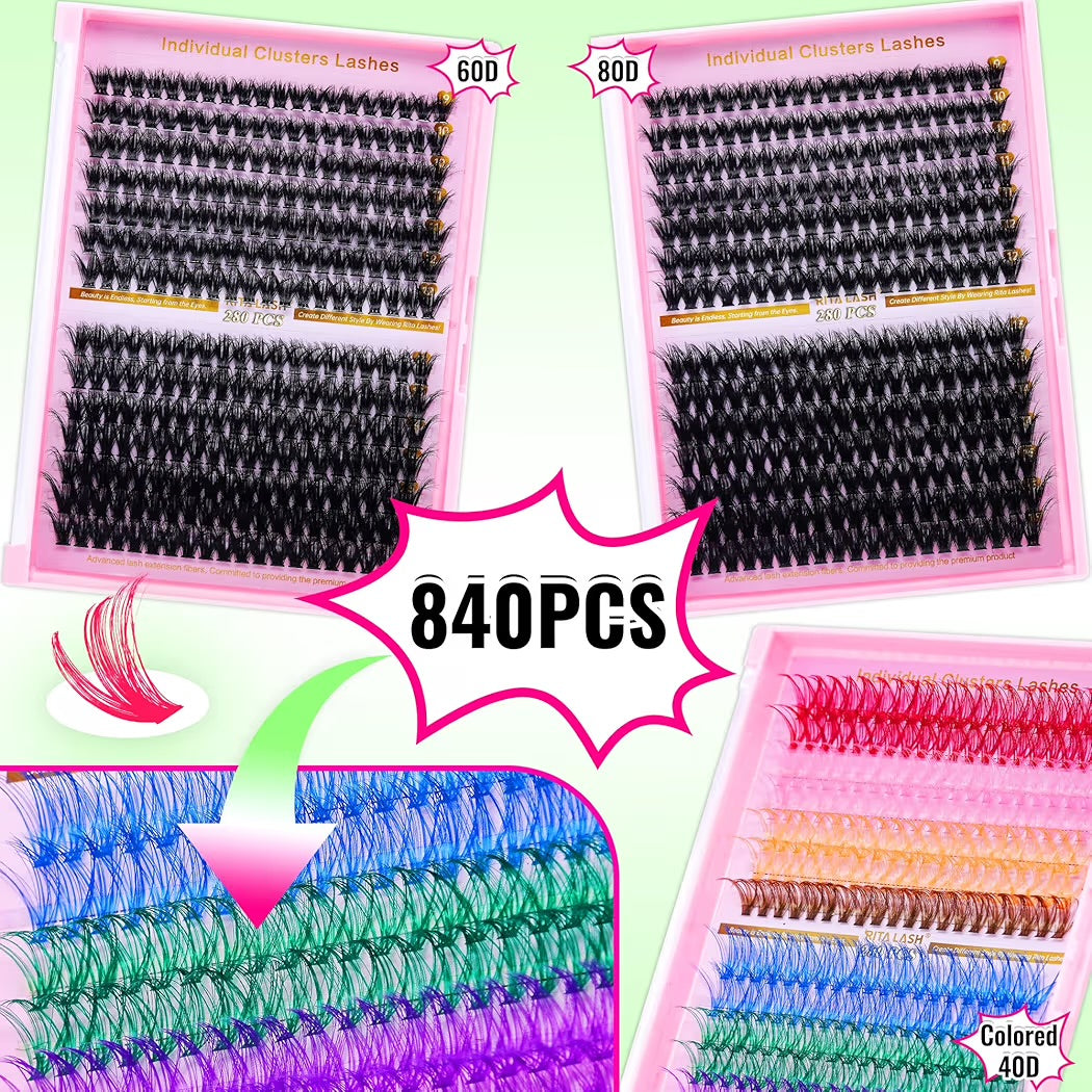 Multi Color DIY Lash Kit
