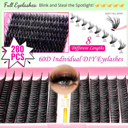 Multi Color DIY Lash Kit