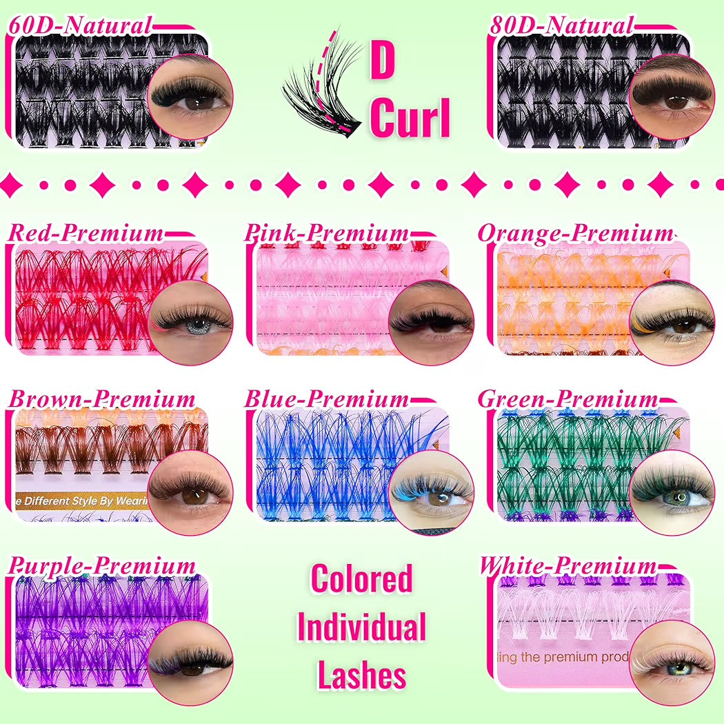 Multi Color DIY Lash Kit
