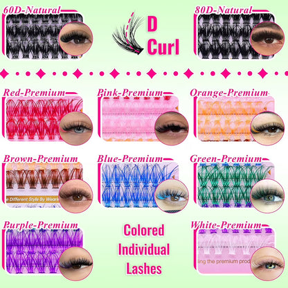 Multi Color DIY Lash Kit