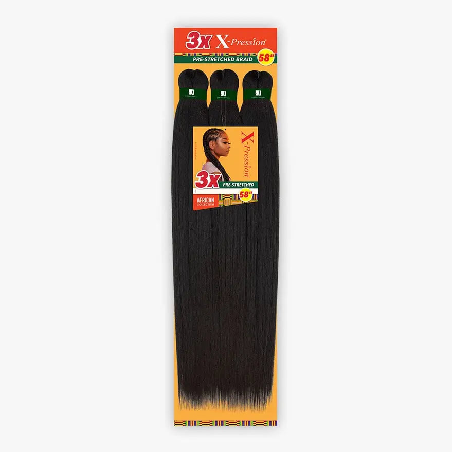 Outre Xpression Pre-Stretched Braiding Hair - 3X's Pack
