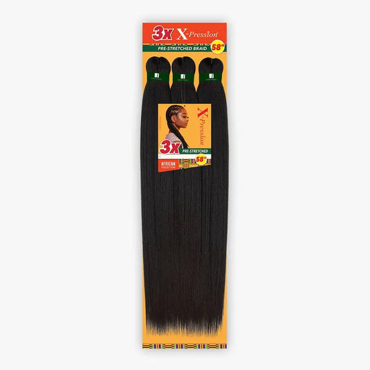 Outre Xpression Pre-Stretched Braiding Hair - 3X's Pack