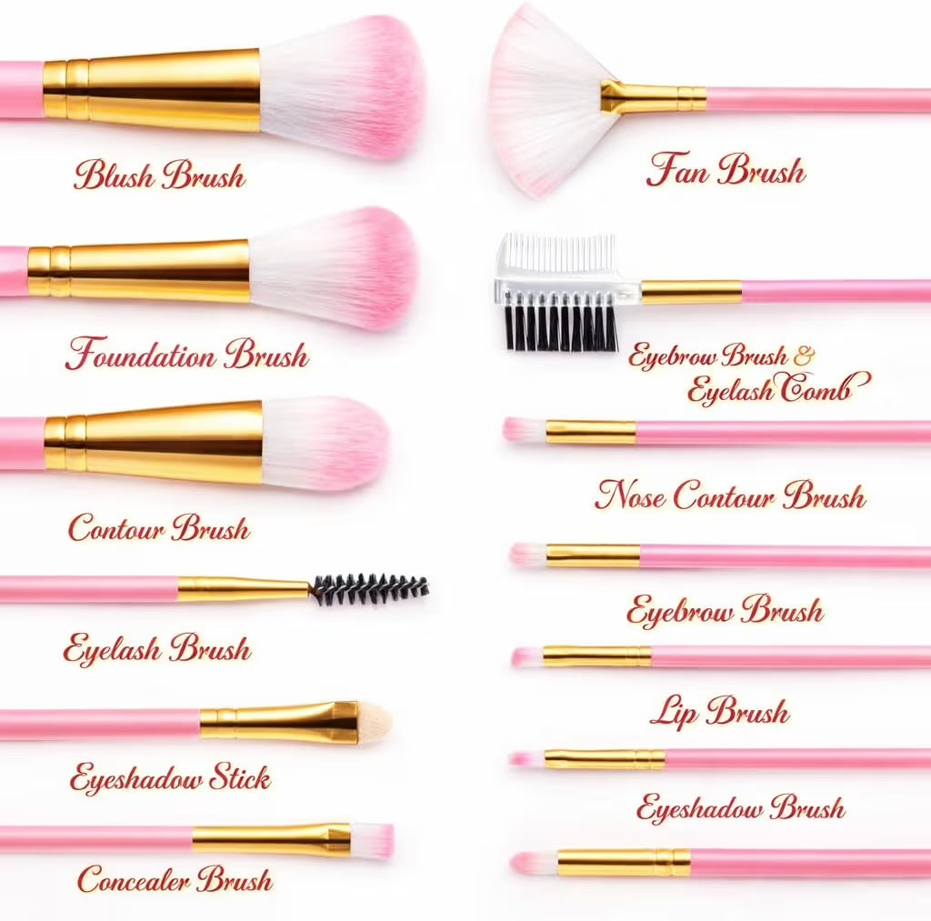 Makeup Brushes For Travel 12Pcs