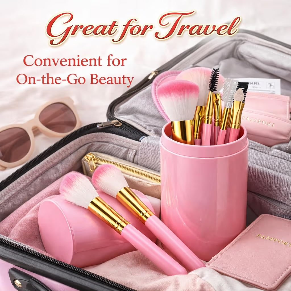 Makeup Brushes For Travel 12Pcs