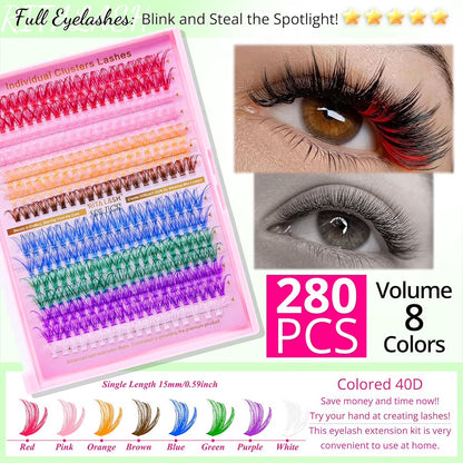 Multi Color DIY Lash Kit