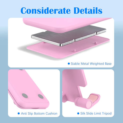 Pink Cell Phone Stand Affordable Anti-Slip